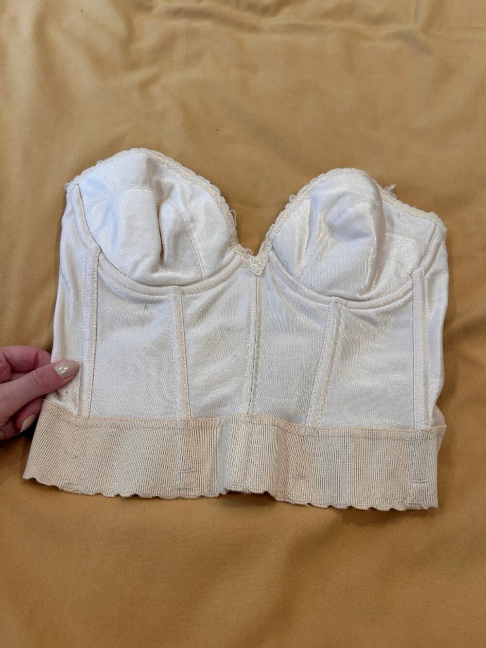 Vintage Cream Bustier/Corset